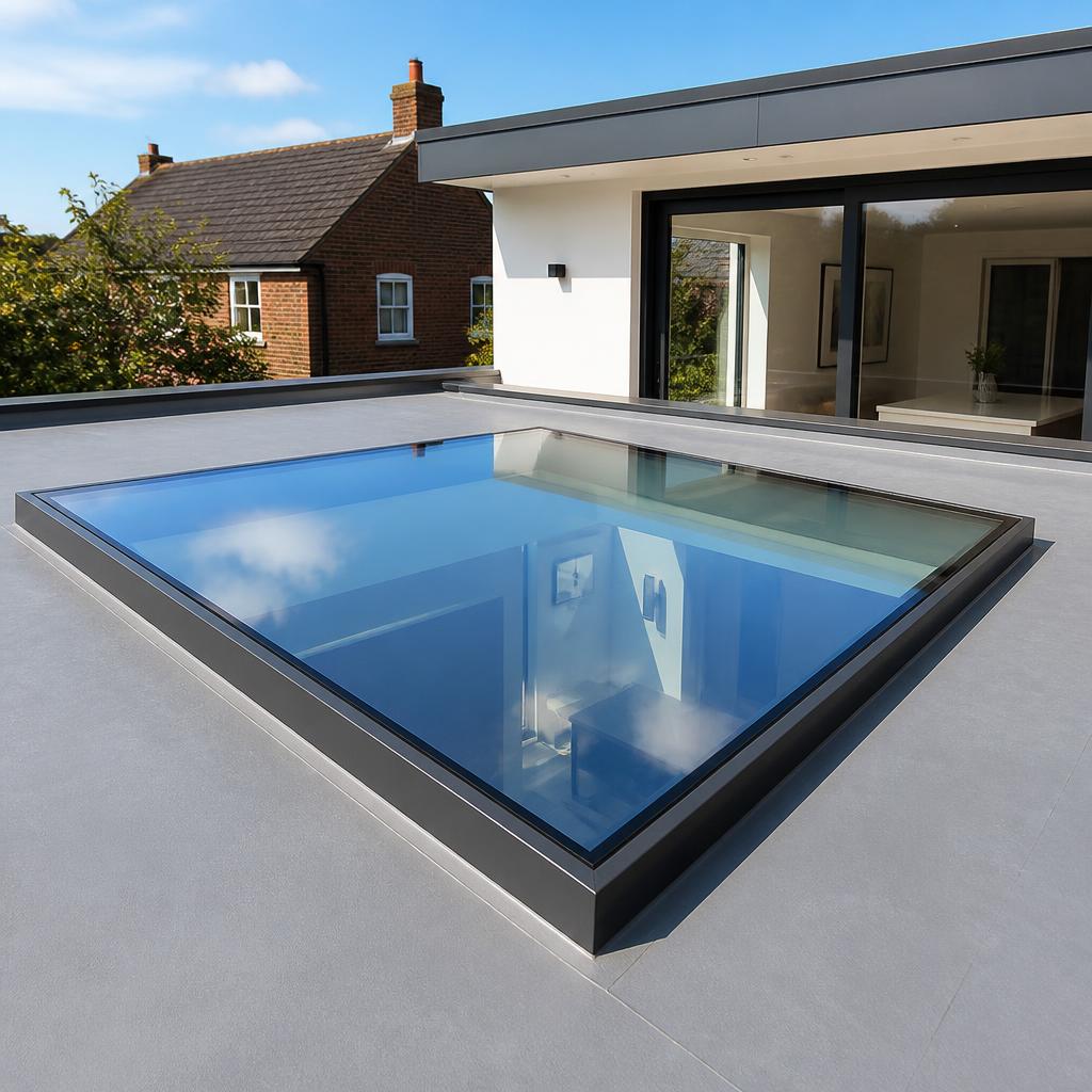 Flat Roof Glass